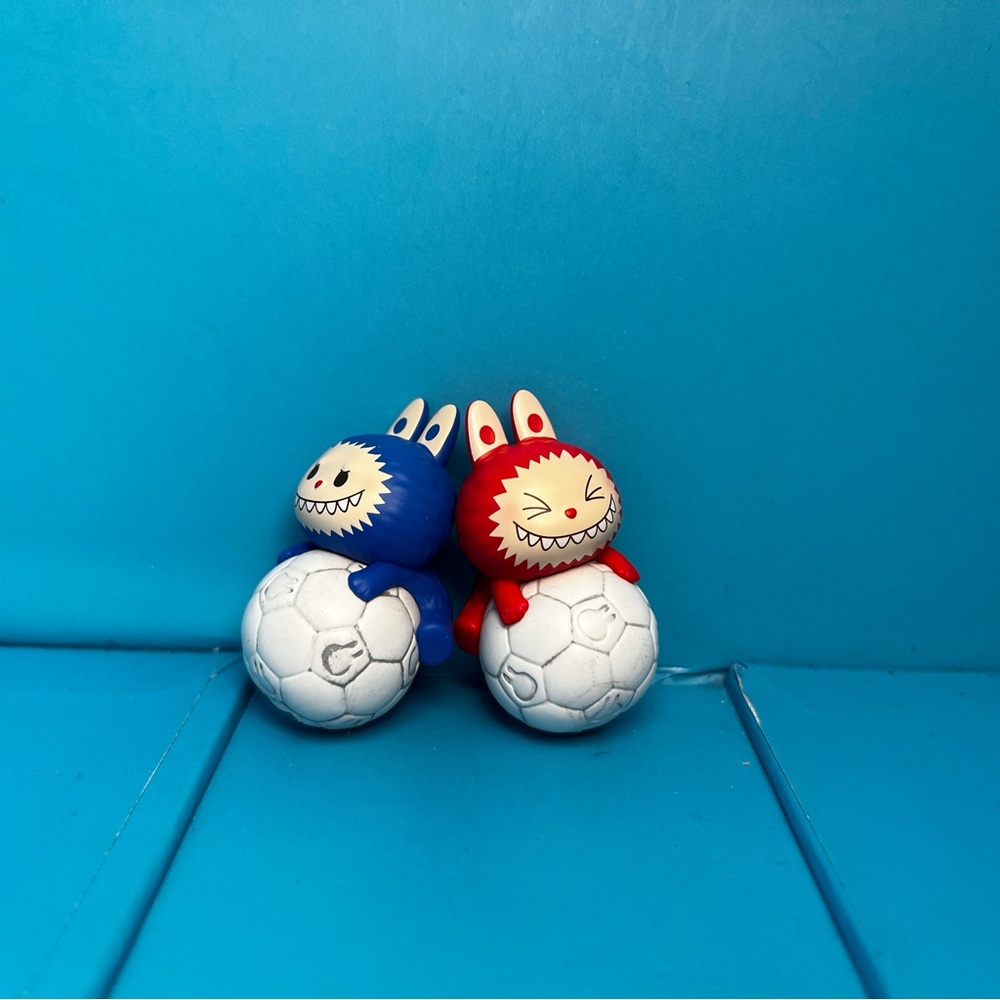 Pop Mart - Pop Beans - The Monsters - Football in the UK Pair - UK Exclusives